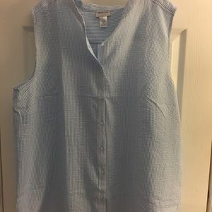 Seersucker tank